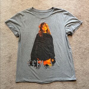 Taylor Swift Reputation Gray Graphic Tee Size Medium
